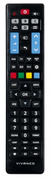 Vivanco-korvaava kaukosäädin Philips TV:lle