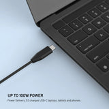 Fixed Tietokoneen laturi Power Adapter 100W USB-C 3m