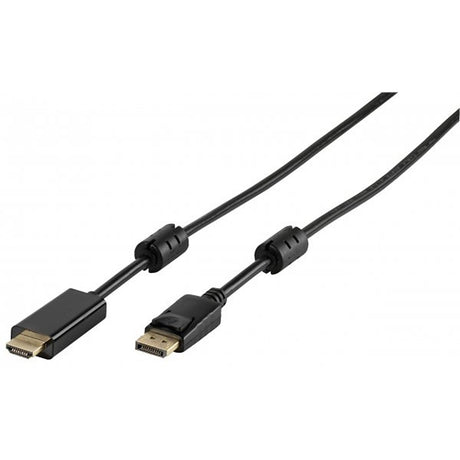Vivanco DisplayPort–HDMI-kaapeli 1,8 m