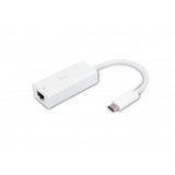 Vivanco-sovitin USB Type-C Network Adapter RJ45 Valkoinen