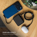 Fixed Zen 10 Loop Powerbank sisäänrakennetulla USB-C kaapelilla 30W
