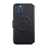 Rvelon iPhone 12/iPhone 12 Pro -kotelo 4 korttipaikkaa MagSafe Musta