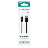 Vivanco Kaapeli Data Cable USB-A/USB-C 2m Musta
