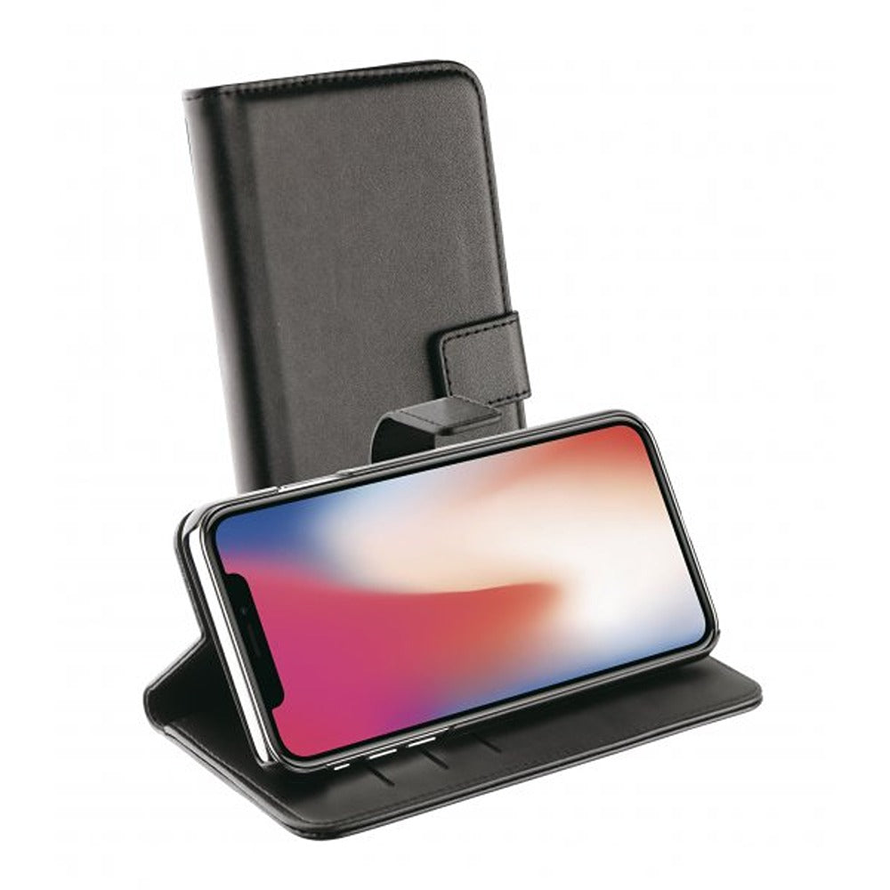 Vivanco iPhone 11 Pro Max Classic Wallet -kotelo, musta