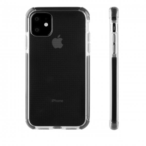 Vivanco iPhone 11 -suojakuori Rock Solid, musta läpinäkyvä