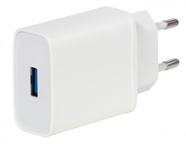 Vivanco Laturi QC 3.0 18W 1xUSB-A Valkoinen