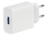 Vivanco Laturi QC 3.0 18W 1xUSB-A Valkoinen