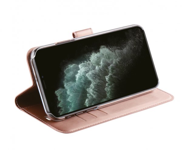 Vivanco iPhone 11 Pro Classic Wallet -suojakotelo, ruusukulta