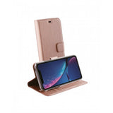 Vivanco iPhone Xr Classic Wallet -suojakotelo, ruusukulta