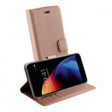 Vivanco iPhone 6/6S Plus/iPhone 7 Plus/iPhone 8 Plus -suojakotelo Classic Wallet, ruusukulta