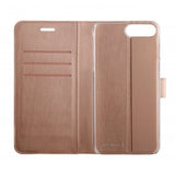 Vivanco iPhone 6/6S Plus/iPhone 7 Plus/iPhone 8 Plus -suojakotelo Classic Wallet, ruusukulta