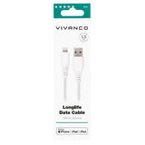 Vivanco Kaapeli Longlife Punottu USB-A/Lightning 1.5m Valkoinen