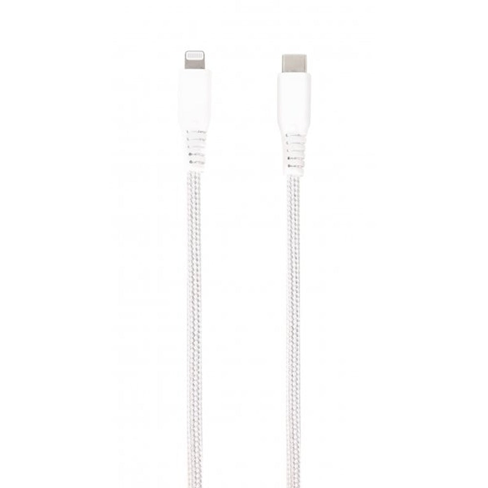 Vivanco Kaapeli Longlife Punottu USB-C/Lightning 1.5m Valkoinen