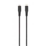 Vivanco-kaapeli Longlife punottu USB-C/Lightning 1,5 m musta