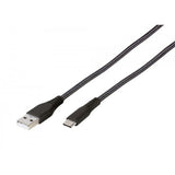 Vivanco Kaapeli Longlife Punottu USB-A/USB-C 2.5m Musta