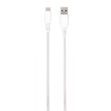 Vivanco Kaapeli Longlife Braided USB-A/USB-C 2.5m Valkoinen