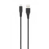Vivanco Longlife Braided -kaapeli USB-A/USB-C 1,5 m musta