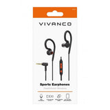 Vivanco Langalliset kuulokkeet Sports Earphones 3.5mm Musta