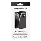 Vivanco iPhone 12/iPhone 12 Pro Kuori Super Slim Cover Läpinäkyvä