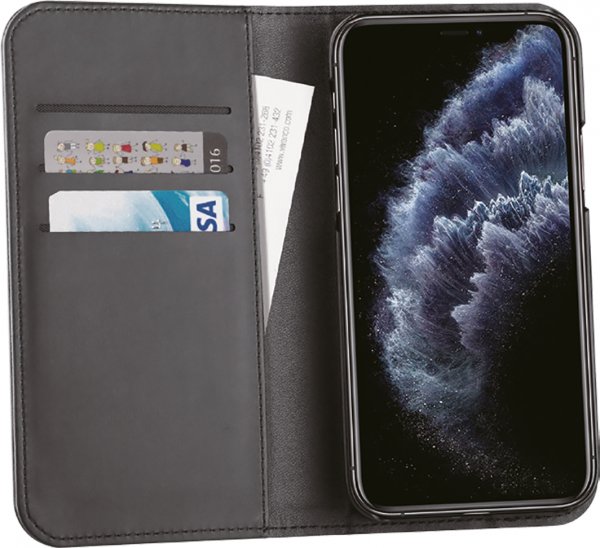 Vivanco iPhone 12 Mini Kotelo Classic Wallet Musta