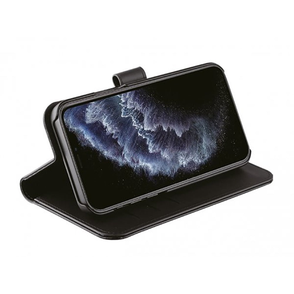 Vivanco iPhone 12 Mini Kotelo Classic Wallet Musta
