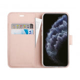 Vivanco iPhone 12 Mini -suojakotelo Classic Wallet, ruusukulta