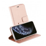 Vivanco iPhone 12 Mini -suojakotelo Classic Wallet, ruusukulta