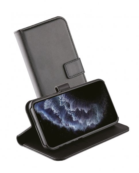 Vivanco iPhone 12/iPhone 12 Pro Kotelo Classic Wallet Musta