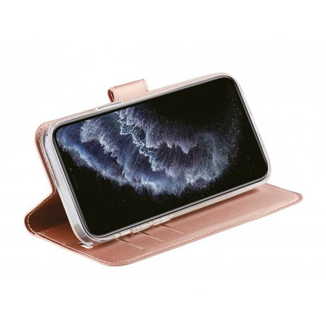 Vivanco iPhone 12 Pro Max suojakotelo Classic Wallet ruusukulta