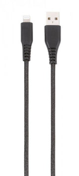 Vivanco Kaapeli Longlife Punottu USB-A/Lightning 0,5m Musta