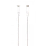 Vivanco Kaapeli Longlife Punottu USB-C/Lightning 0.5m Valkoinen