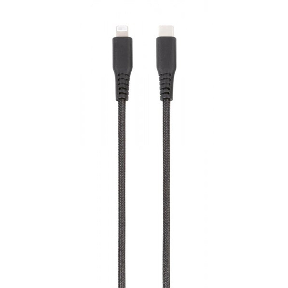 Vivanco Kaapeli Longlife Braided USB-C/Lightning 0.5m Musta