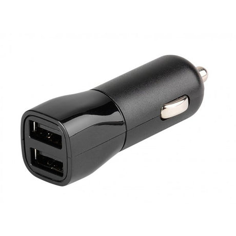 Vivanco Autolaturi Kiinteä autolaturi 2xUSB-A 17W Musta