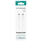 Vivanco Kaapeli Latauskaapeli USB-C/USB-C 2.0 0.5m Valkoinen