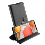 Vivanco Samsung Galaxy A42 5G Kotelo Classic Wallet Musta