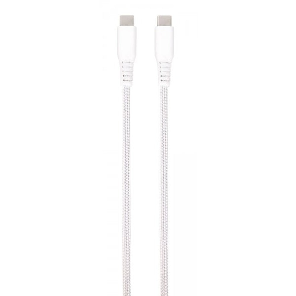 Vivanco Kaapeli Longlife Punottu USB-C/USB-C 0.5m Valkoinen