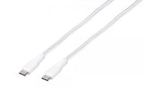 Vivanco Kaapeli Longlife Punottu USB-C/USB-C 0.5m Valkoinen