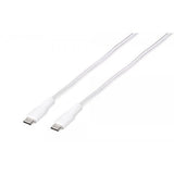 Vivanco Kaapeli Longlife Punottu USB-C/USB-C 0.5m Valkoinen