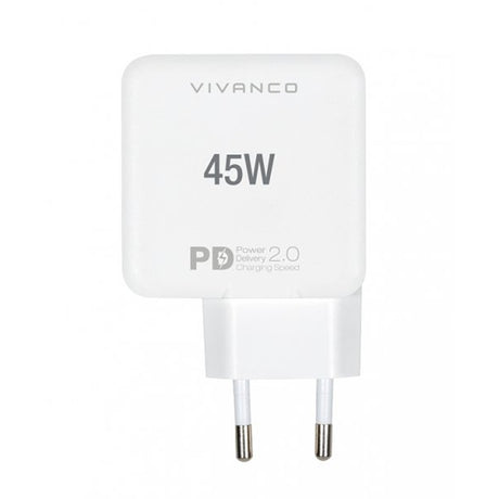 Vivanco Laturi Super Fast PD Dual Charger 45W