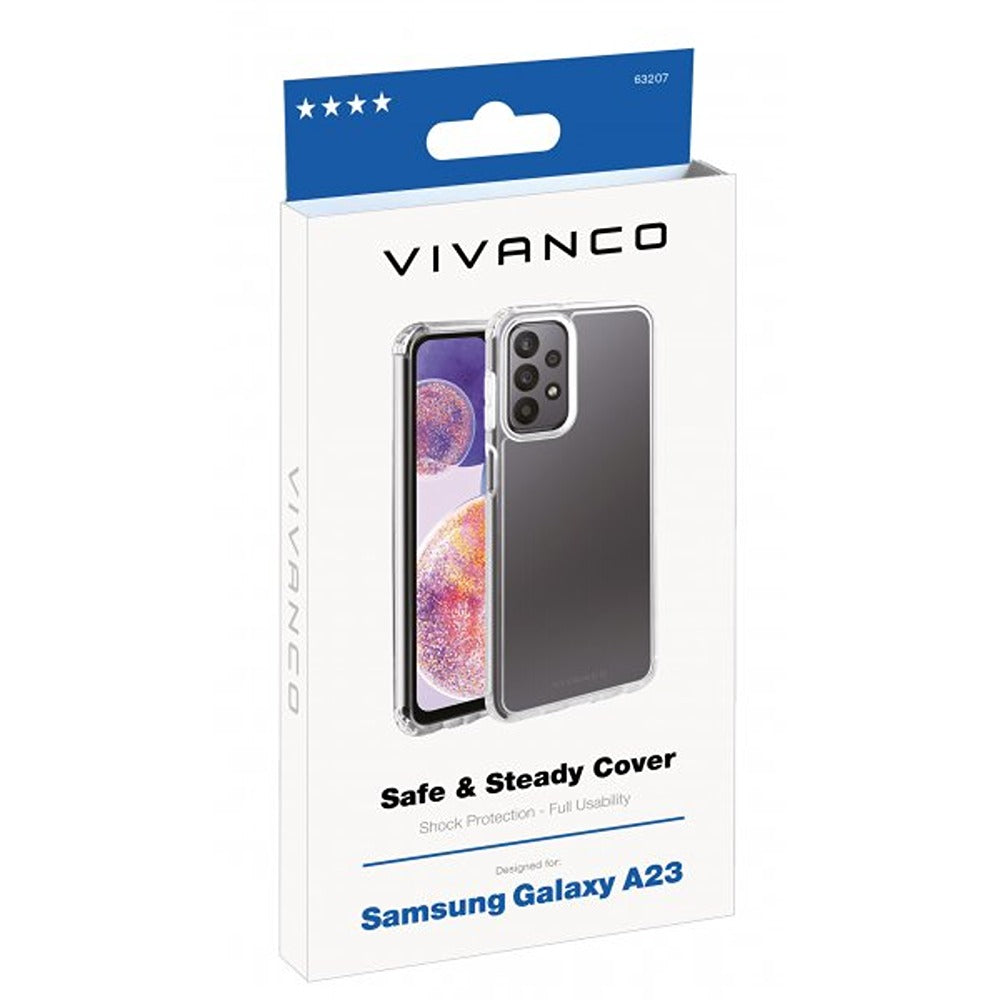 Vivanco Samsung Galaxy A23 5G Kuori Safe & Steady Transparent