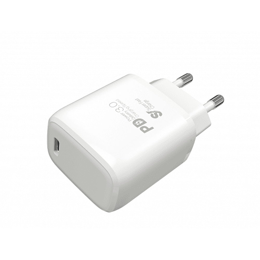 Vivanco Laturi 25W Super Fast PD Charger Valkoinen