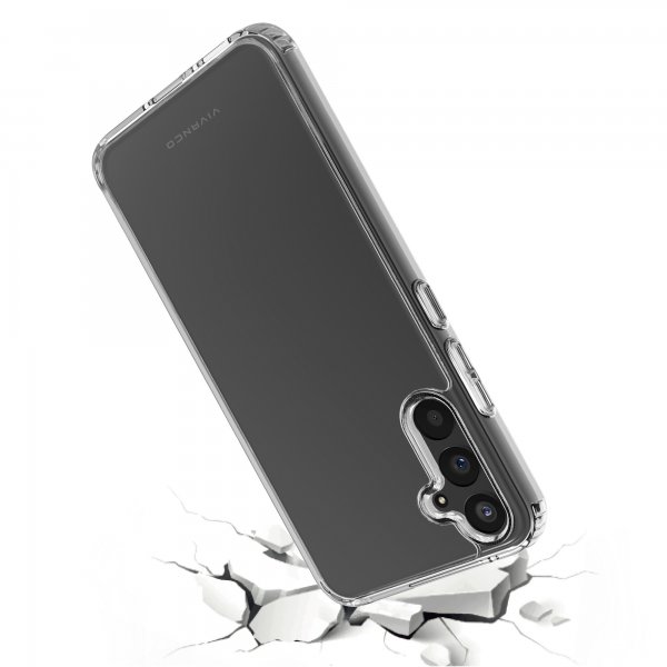Vivanco Samsung Galaxy A34 5G Kuori Safe & Steady Läpinäkyvä