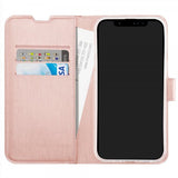 Vivanco iPhone 13/14/15 Kotelo Classic Wallet Ruusukulta