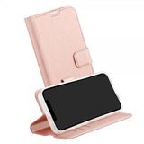 Vivanco iPhone 15 Pro -kotelo Classic Wallet Ruusukulta