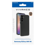 Vivanco Samsung Galaxy A55 suojakuori Safe & Steady, läpinäkyvä