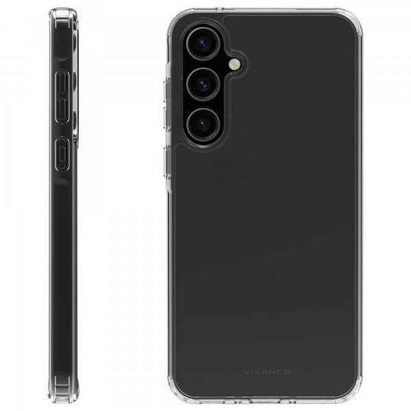 Vivanco Samsung Galaxy A35 Suojakuori Safe & Steady Läpinäkyvä