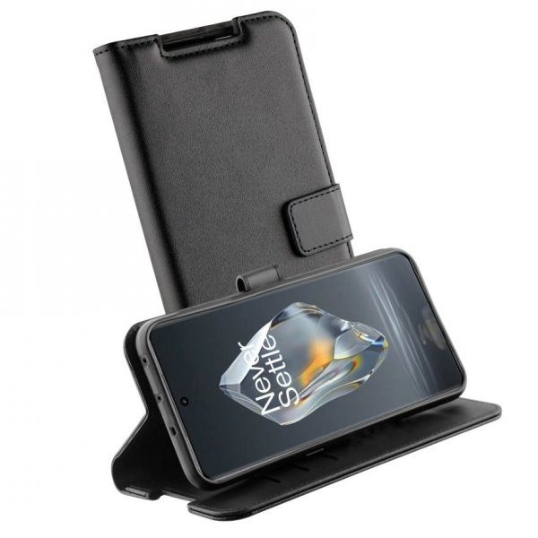 Vivanco OnePlus 12 Kotelo Classic Wallet Musta