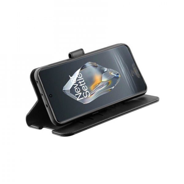 Vivanco OnePlus 12 Kotelo Classic Wallet Musta