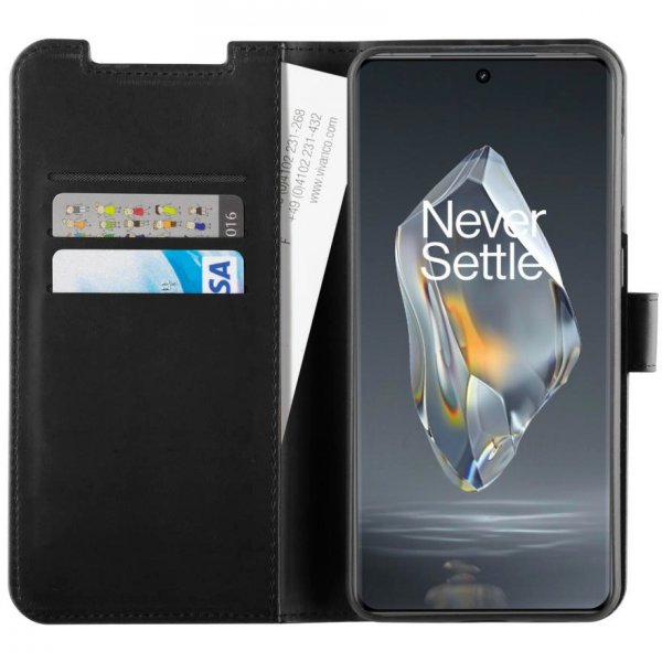 Vivanco OnePlus 12 Kotelo Classic Wallet Musta