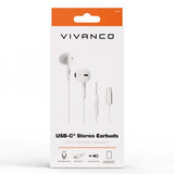 Vivanco Kuulokkeet Smart Pro USB-C In-Ear Headset Valkoinen